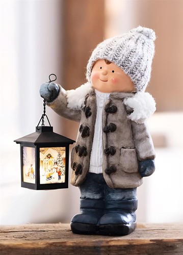 Winter deko figur junge - winter,