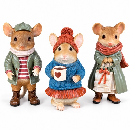 Mäuse figuren weihnachtsdeko - mäuse,