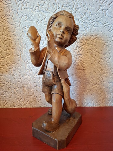 Holzfigur holz figur junge - holzfigur,