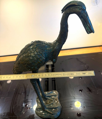 Metall skulptur dekofigur - metall,