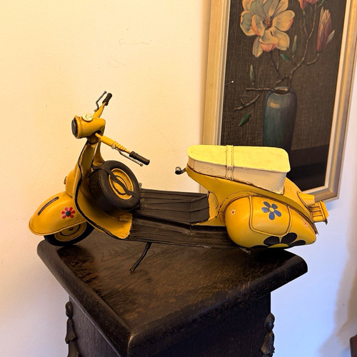 Dekofigur motorroller vespa - motorroller,