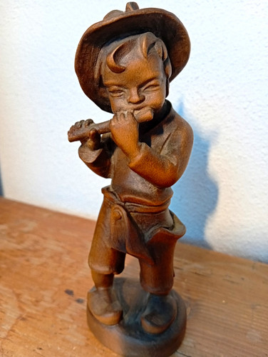 Handgeschnitzte holzfigur - handgeschnitzte,