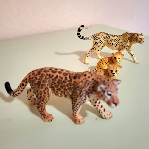Gepard tierfiguren sammlung - tierfiguren,