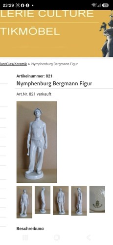 Nymphenburg junger bergmann - nymphenburg,