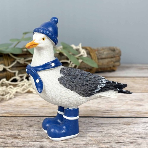 Deko möwe pöbel paul 13cm - deko, pöbel-paul