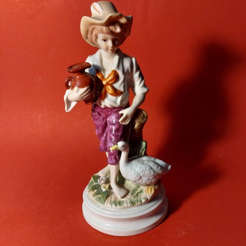 Porzellan figur gänse - porzellan-figur, junge