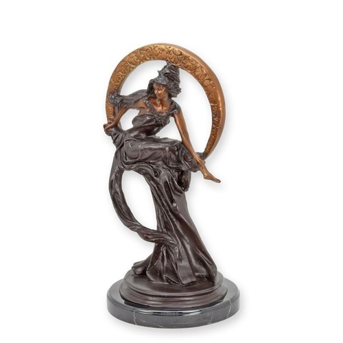 Bronzefigur jungfrau der - bronzefigur, „jungfrau
