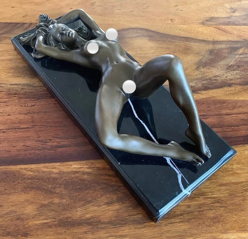 Bronzefigur jungfrau skulptur - jungfrau,