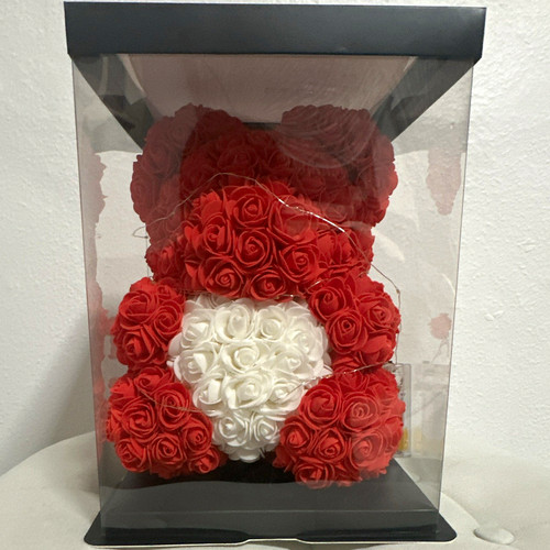 Rosenbär teddybär dekofigur - rosenbär,