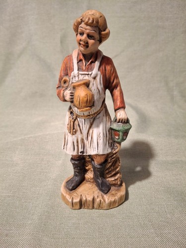 Keramikfigur junge mit - keramikfigur,