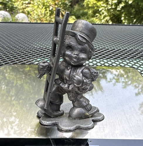 Schornsteinfeger mit leiter - schornsteinfeger,