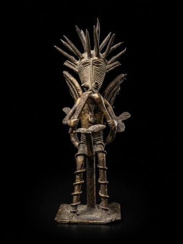 Antike bronze skulptur figur - bronze,