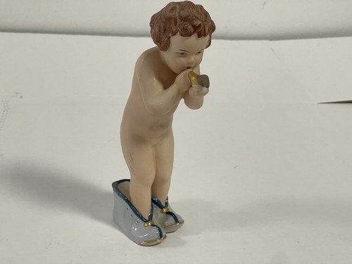 Sammler porzellan figur junge - porzellan,