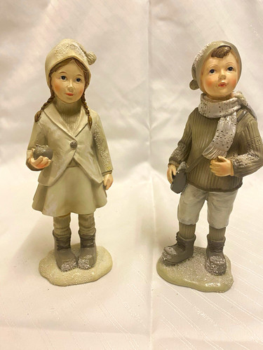 Dekofigur kinder winter - dekofigur,