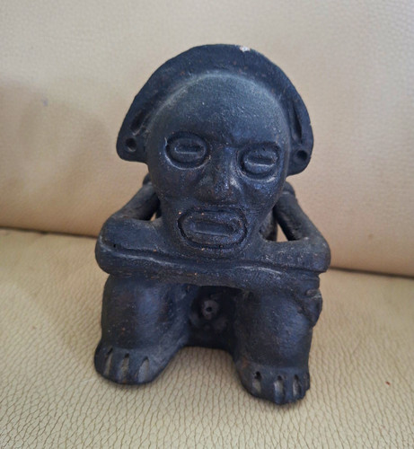 Schwarze dekofigur skulptur - schwarze,